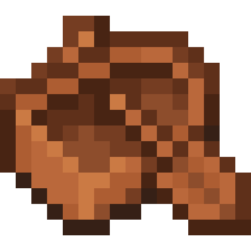 Minecraft Acacia Boat PNG