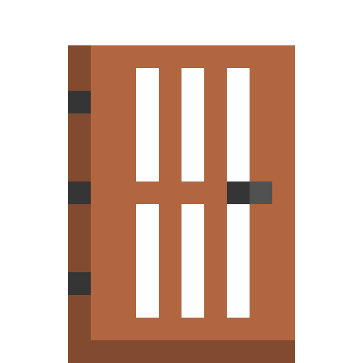 Minecraft Acacia Door PNG
