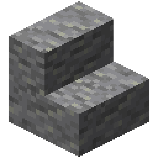 Minecraft Andesite Stairs PNG