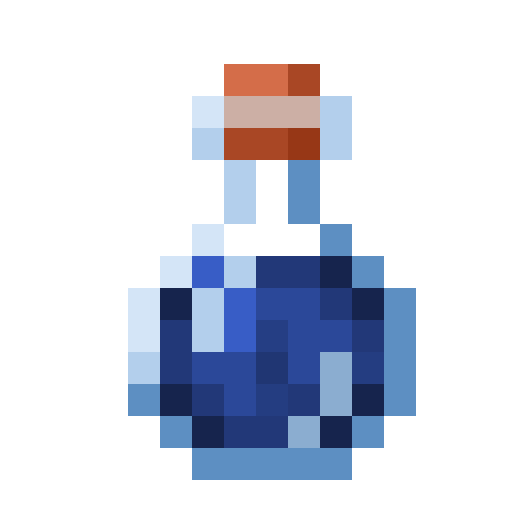 Poción rara de Minecraft en PNG