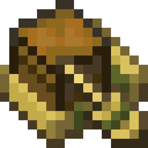 Minecraft Bamboo Raft with Chest PNG