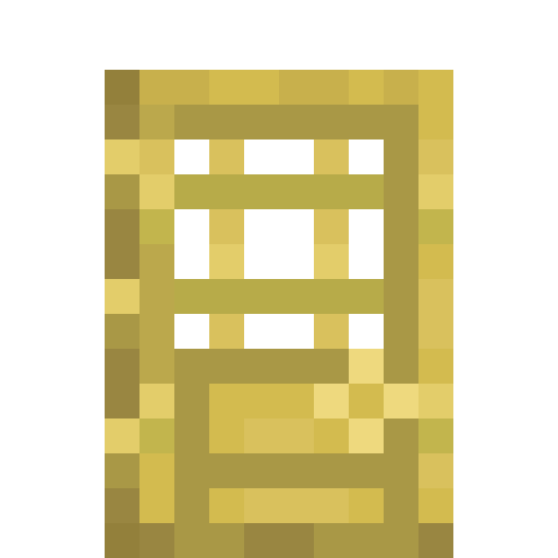 Minecraft Bamboo Door PNG