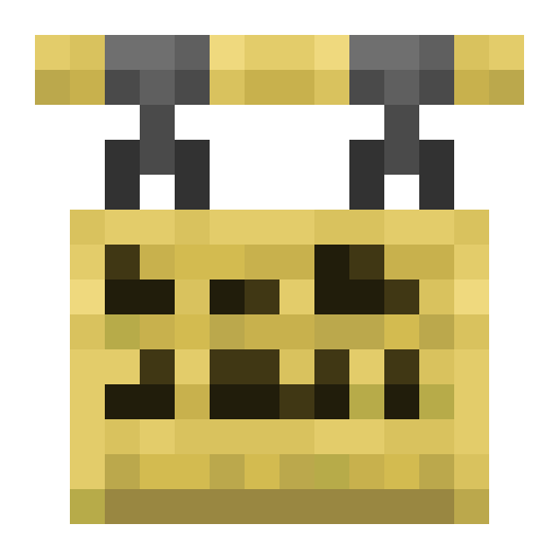 Minecraft Bamboo Hanging Sign PNG
