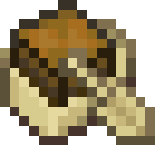 Minecraft Birch Boat with Chest PNG