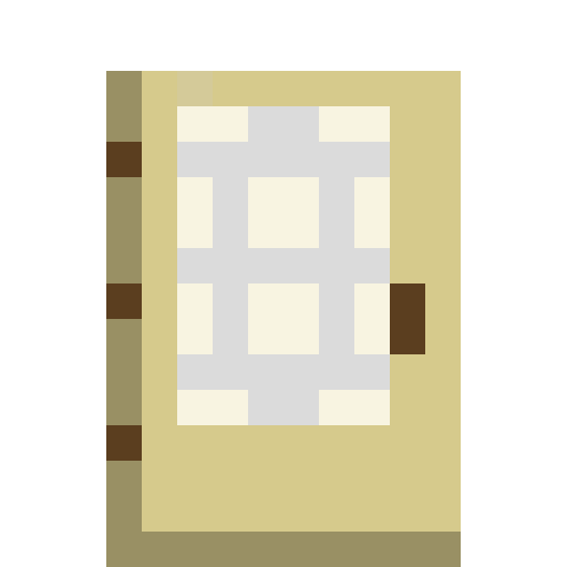 Minecraft Birch Door PNG