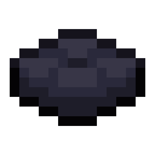 Minecraft Black Cushion PNG