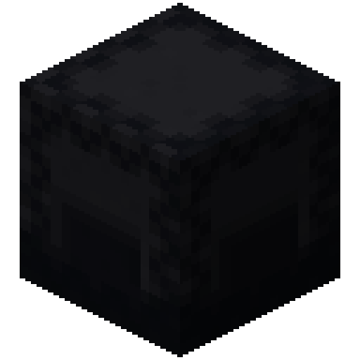 Minecraft Black Shulker Box PNG