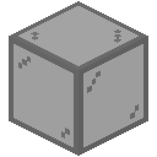 Cristal tintado de negro de Minecraft en PNG