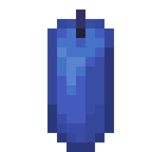 Minecraft Blue Candle PNG