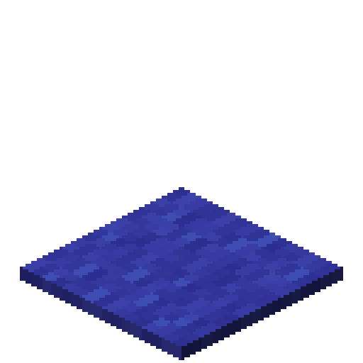 Minecraft Blue Carpet PNG