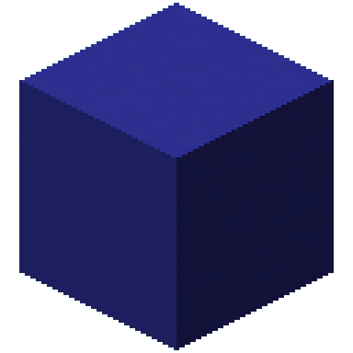 Minecraft Blue Concrete PNG