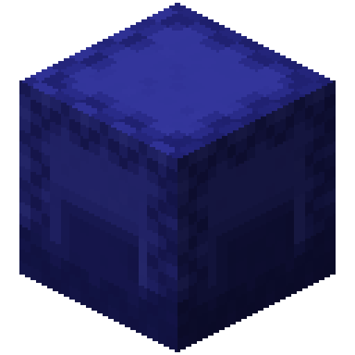 Minecraft Blue Shulker Box PNG
