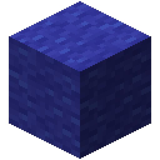 Minecraft Blue Wool PNG