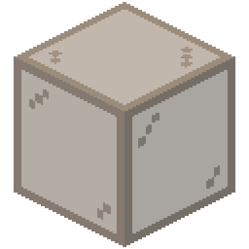 Cristal tintado de marrón de Minecraft en PNG
