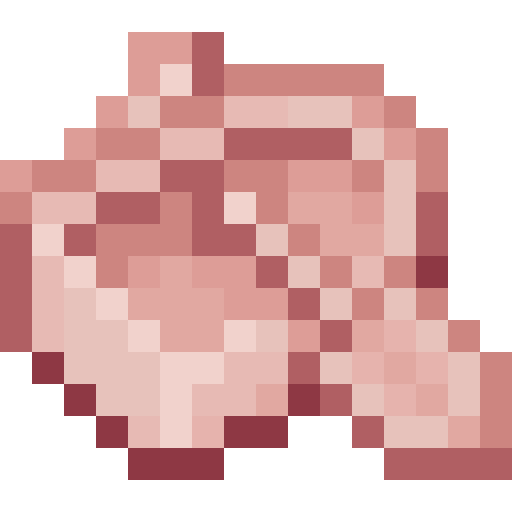 Minecraft Cherry Boat PNG