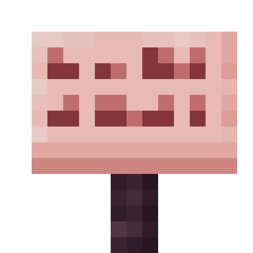 Minecraft Cherry Sign PNG