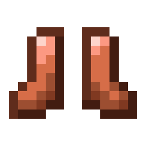 Minecraft Copper Boots PNG