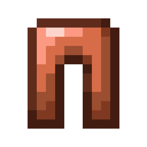 Minecraft Copper Leggings PNG