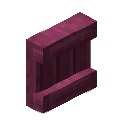 Minecraft Crimson Shelf PNG