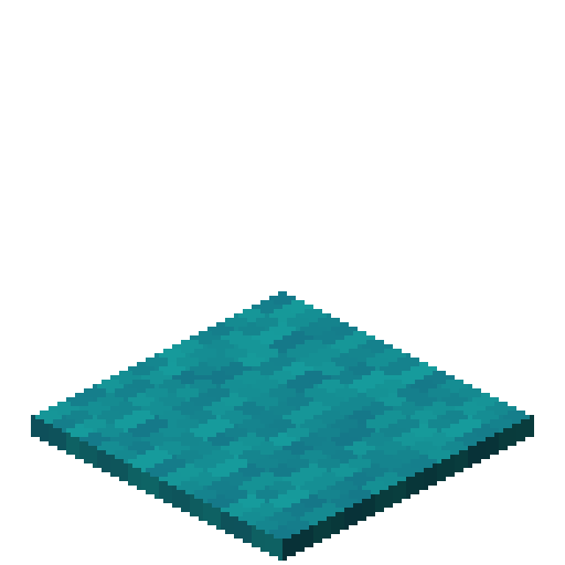 Minecraft Cyan Carpet PNG