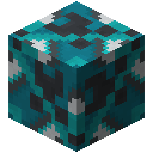 Minecraft Cyan Glazed Terracotta PNG