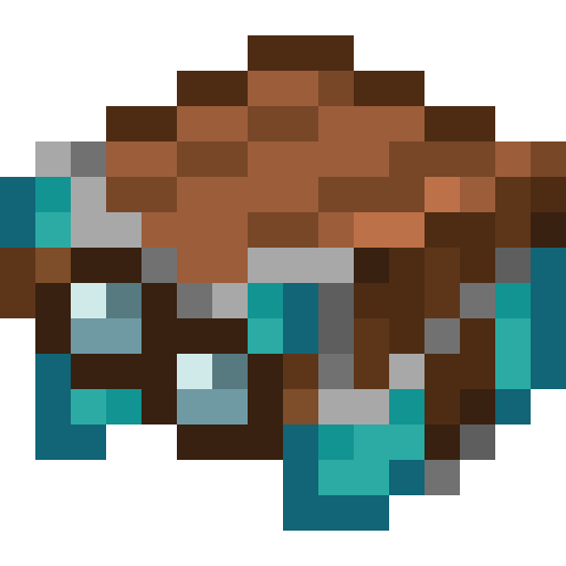 Minecraft Cyan Harness PNG