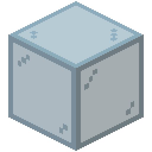 Cristal tintado de cian de Minecraft en PNG
