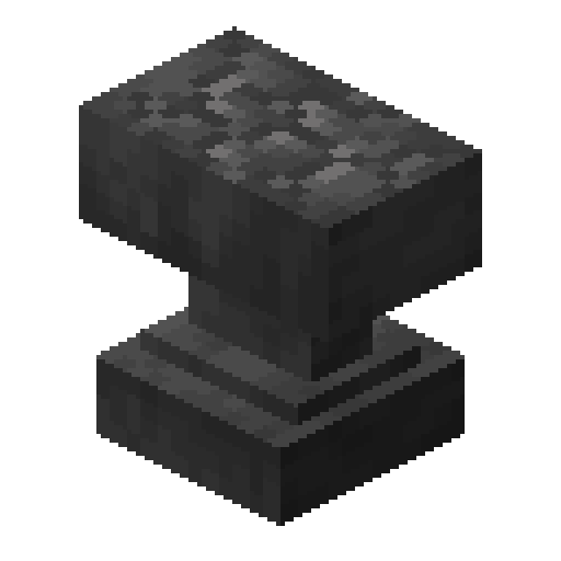 Minecraft Damaged Anvil PNG