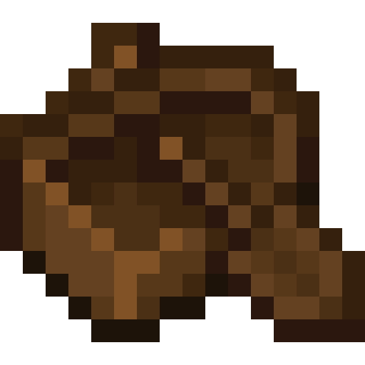 Minecraft Dark Oak Boat PNG