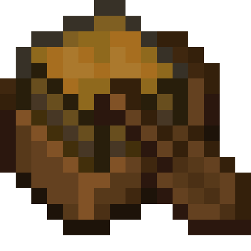 Minecraft Dark Oak Boat with Chest PNG