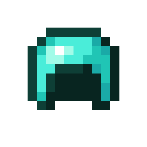 Minecraft Diamond Helmet PNG