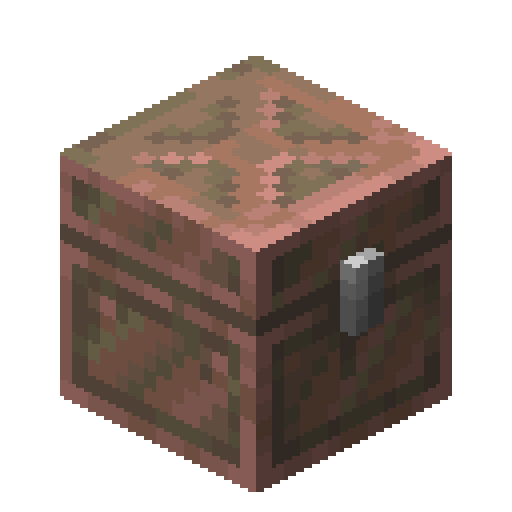 Minecraft Exposed Copper Chest PNG