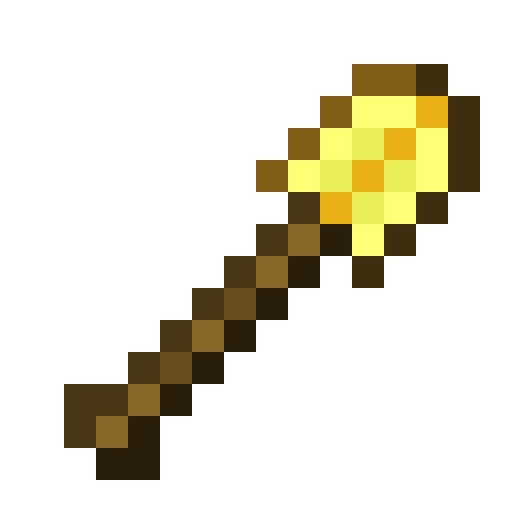 Minecraft Golden Shovel PNG