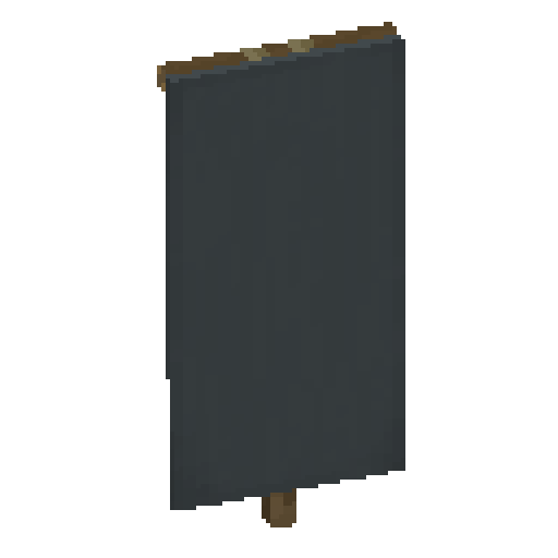 Minecraft Gray Banner PNG