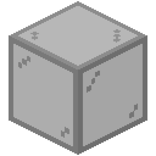 Cristal tintado de gris de Minecraft en PNG