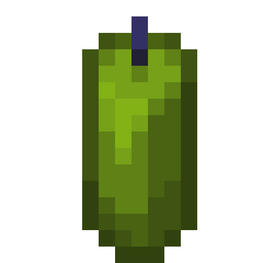 Minecraft Green Candle PNG