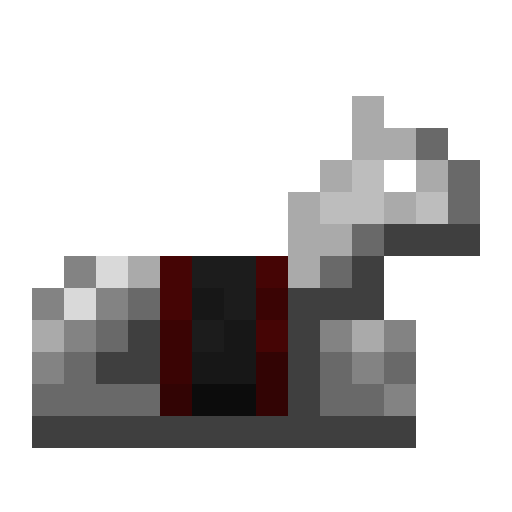 Armadura de hierro para caballo de Minecraft en PNG