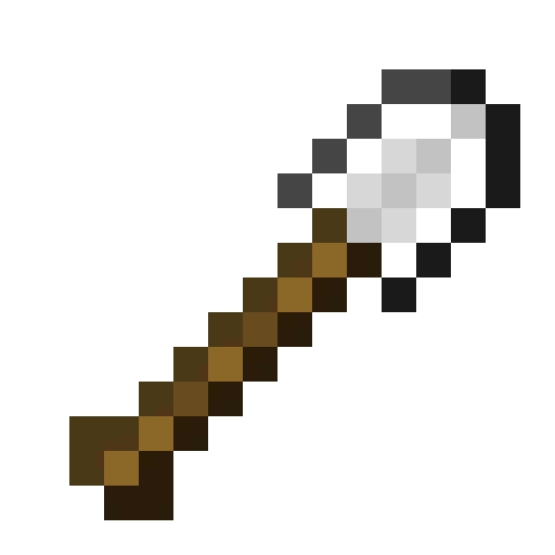 Minecraft Iron Shovel PNG