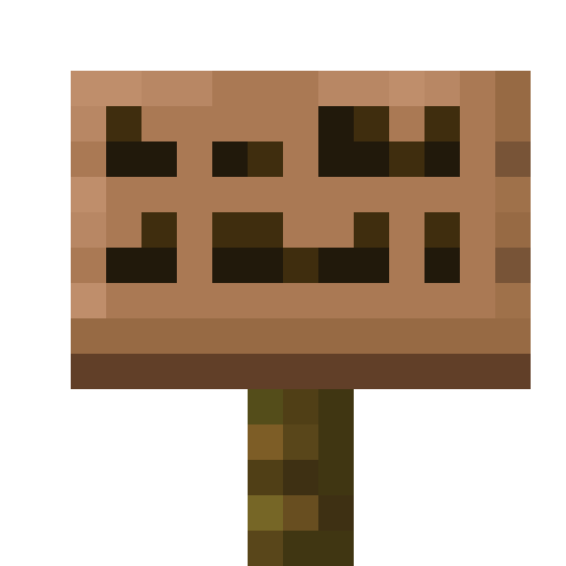 Minecraft Jungle Sign PNG
