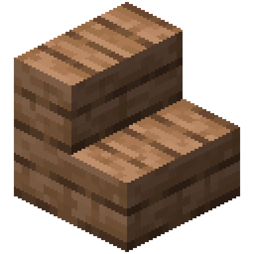 Minecraft Jungle Stairs PNG