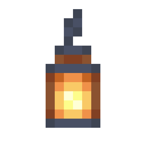 Minecraft Lantern PNG