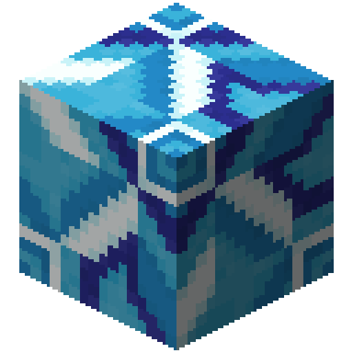 Minecraft Light Blue Glazed Terracotta PNG