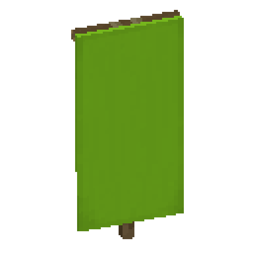 Minecraft Lime Banner PNG