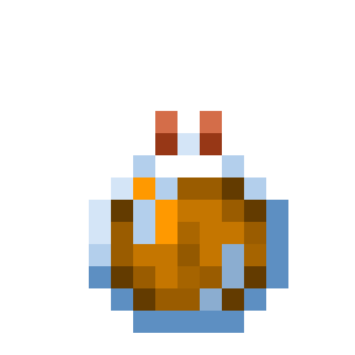 Minecraft Lingering Potion of Fire Resistance PNG