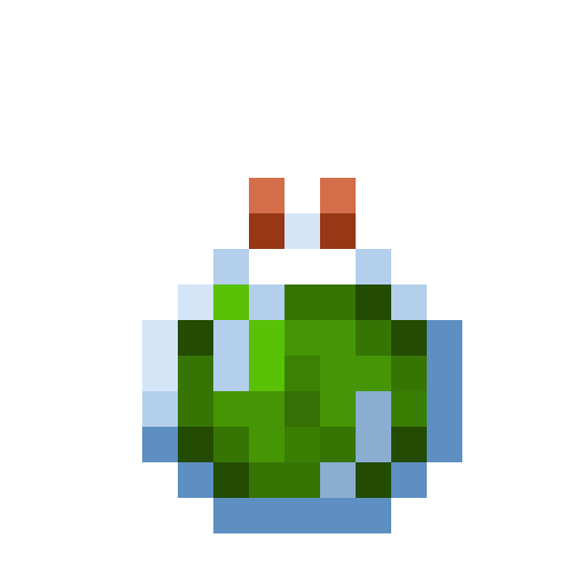 Minecraft Lingering Potion of Luck PNG