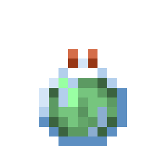 Minecraft Lingering Potion of Oozing PNG