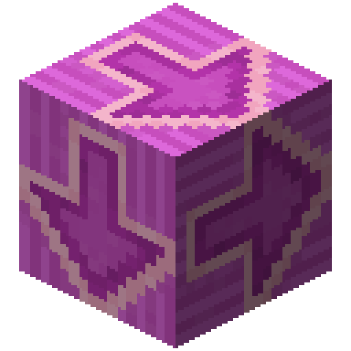 Minecraft Magenta Glazed Terracotta PNG