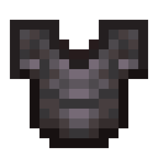 Minecraft Netherite Chestplate PNG