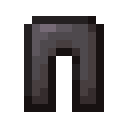 Minecraft Netherite Leggings PNG