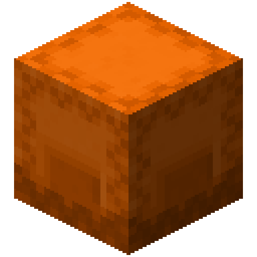 Minecraft Orange Shulker Box PNG